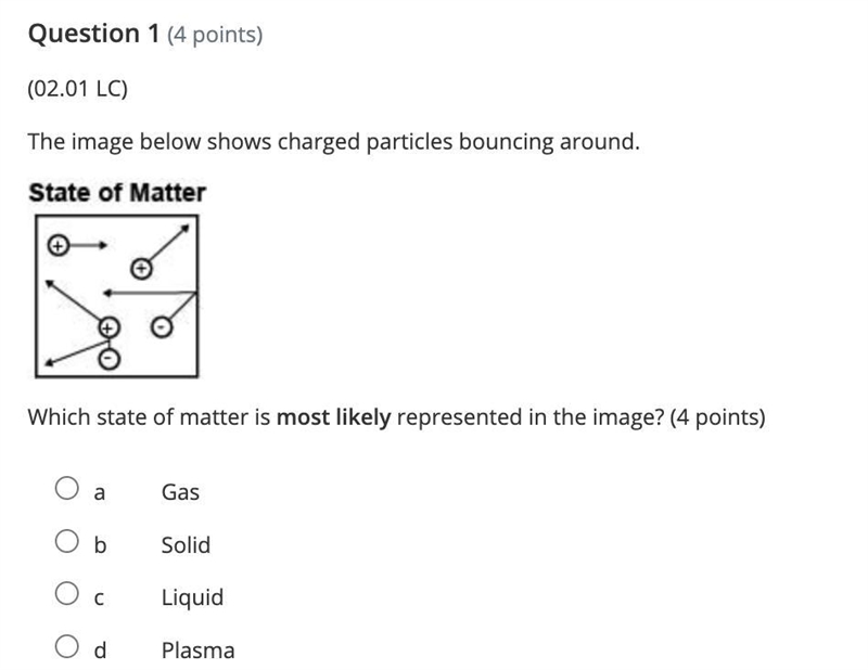 HELP ASAP PLS The image below shows charged particles bouncing around. A square is-example-1