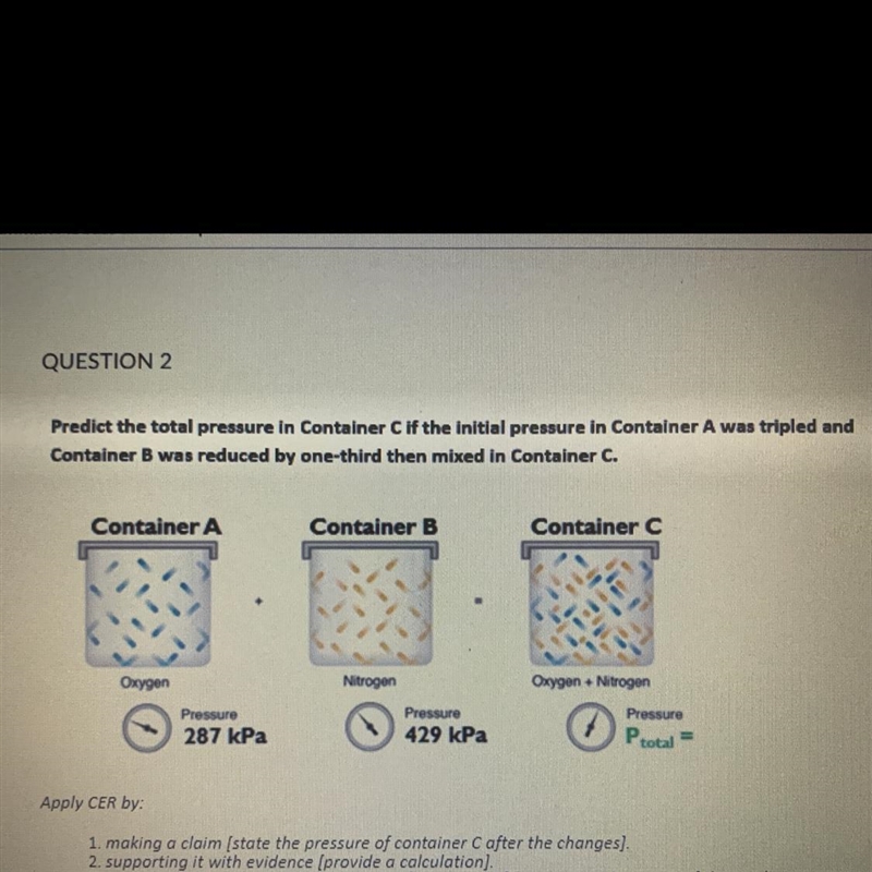 HELP NEED DONE ASAPP BEFORE 11:59PM!!!! Predict the total pressure in Container C-example-1