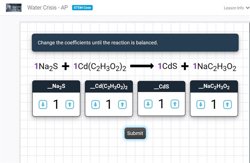 Change the coefficients until the reaction is balanced. (also if anyone could help-example-1