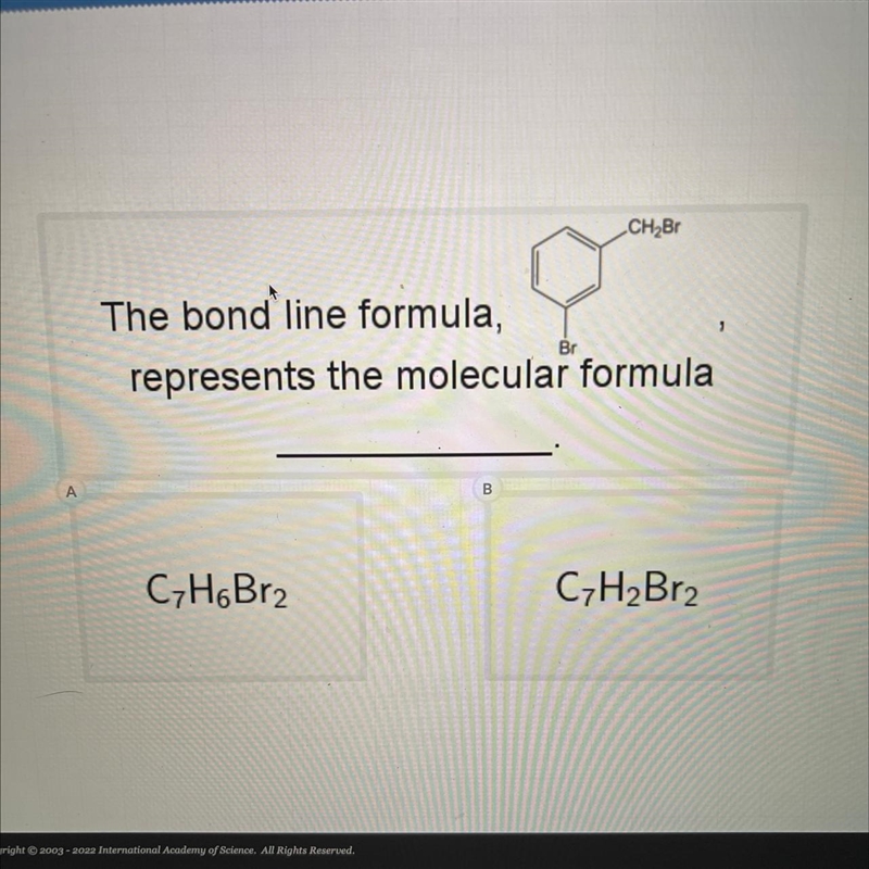 CH2Br The bond line formula, represents the molecular formula Br A B CH₂ Brz CH₂ Brz-example-1