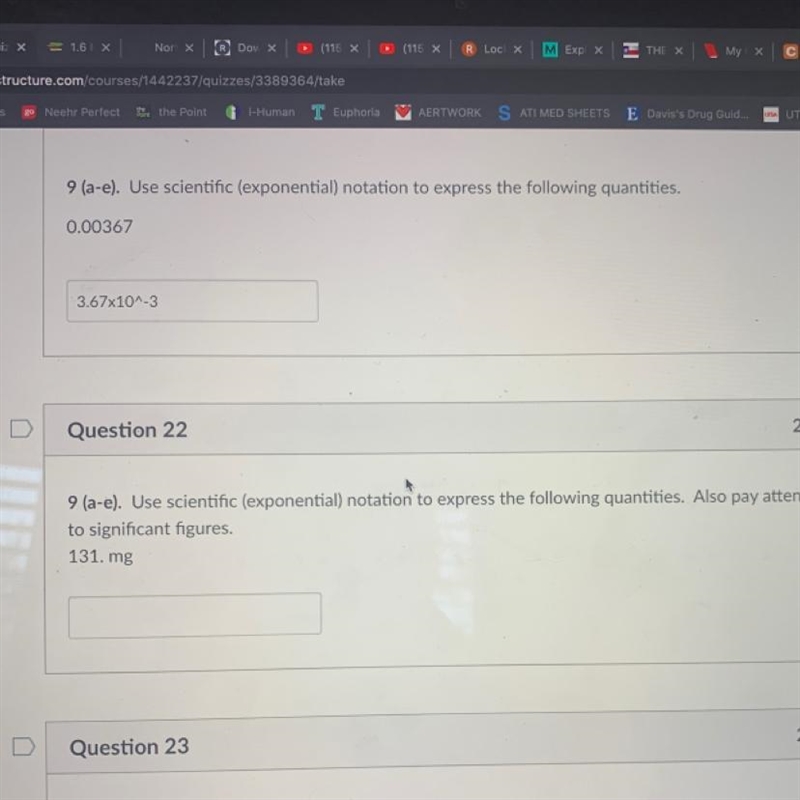 I’m unsure how to answer this with sig figs in mind:Use scientific notation to to-example-1