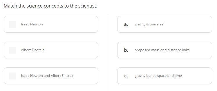 Match the science concepts to the scientist.-example-1