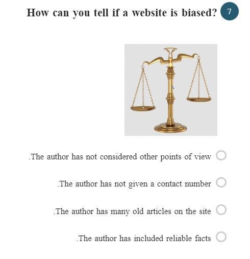 How can you tell if a website is biased?-example-1