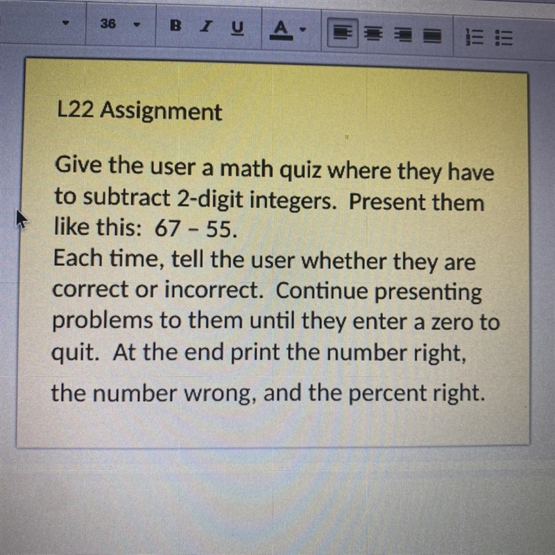 Python programming using def function Give the user a math quiz where they have to-example-1