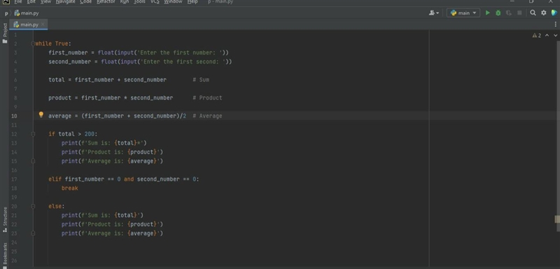 Design an algorithm that will prompt for and receive pairs of numbers from an operator-example-1