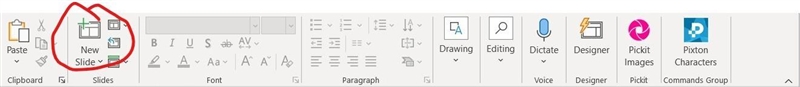 How are additional slides added to presentations? from the Drawing toolbar by clicking-example-1