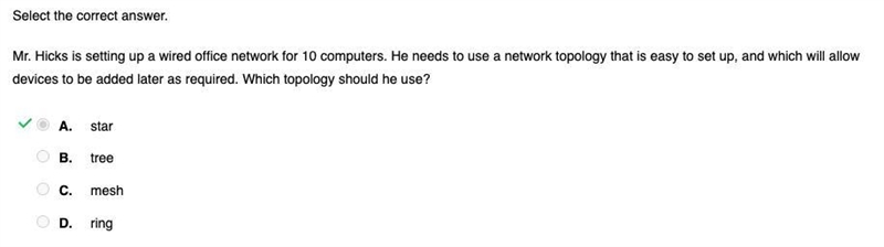 Mr. Hicks is setting up a wiiſed office network for 10 computers. He needs to use-example-1