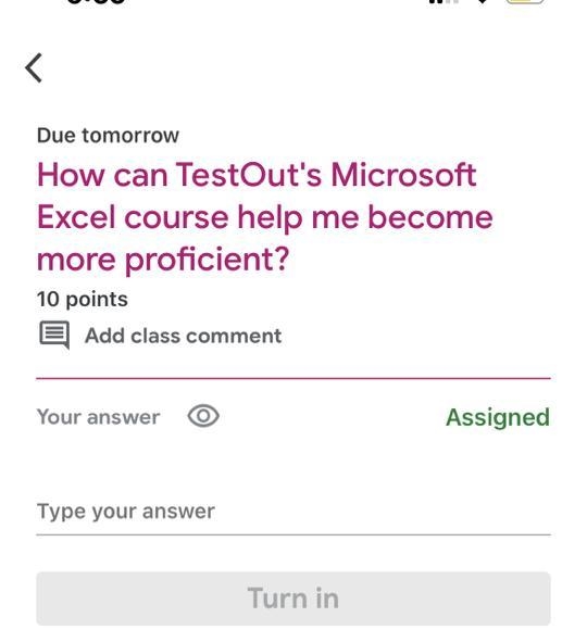 How can TestOut's Microsoft Excel course help me become more proficient?-example-1