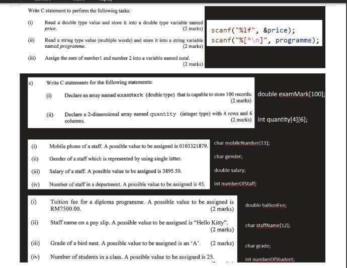 Need help for checking if wrong please help me correct it.The first question (iii-example-1