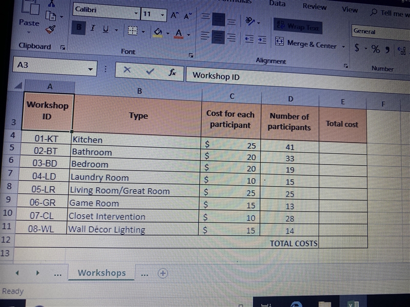 In cell E4, enter a formula using relative cell references that multiply cell C4 by-example-1