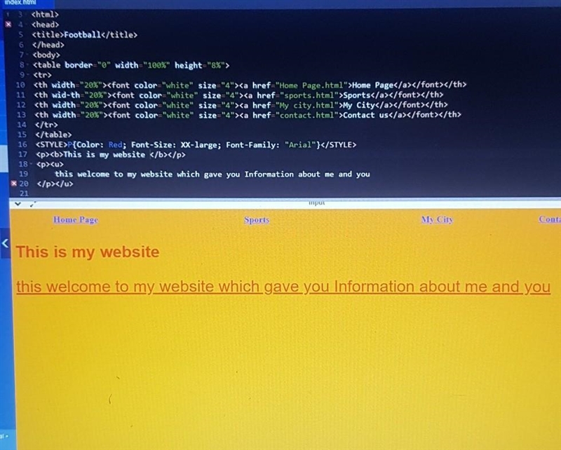 In this HTML coding how do I change the second paragragraph size. pls pls can you-example-1