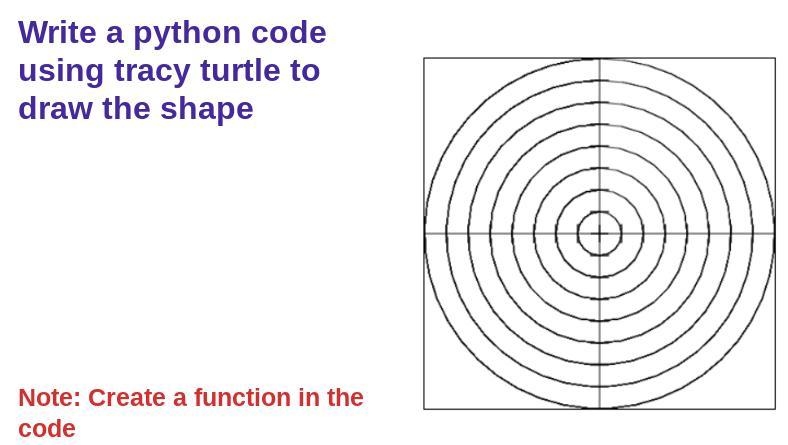 Write a python code using tracy turtle to draw the following shape-example-1