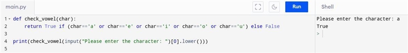 this function checks if a character is a vowel. if it is, it returns true. otherwise-example-1