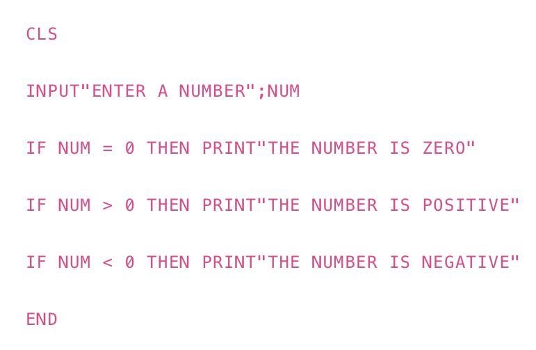 Write a program that accepts a number and displays whether the number is positive-example-1