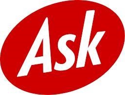 The logo for Ask search engine​ and pls no links-example-1