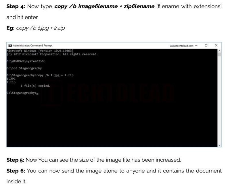 100 points. What is steganography? Do online research about a tool named Open Stego-example-2