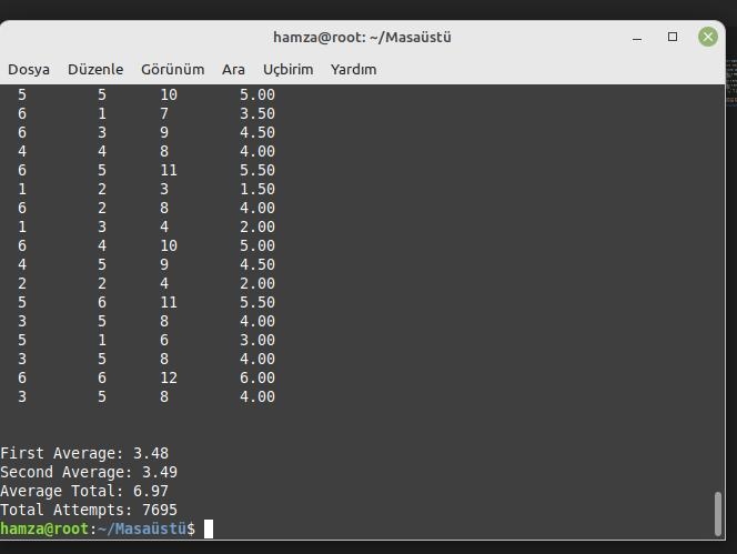 Write a program to roll a pair of die a random number of times between 1,000 and 10,000 times-example-2