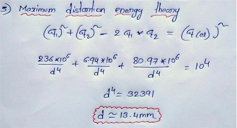 The load on a bolt consists of an axial pull of 20 KN together with a transverse shear-example-4