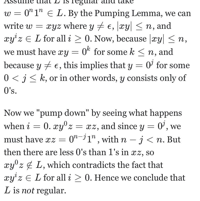 Use the pumping lemma, repeated below, to show that the string ambncn, where m &lt-example-1