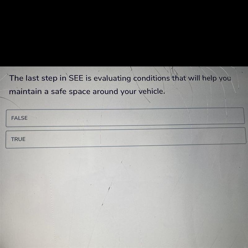 The last step in SEE is evaluating conditions that will help you maintain a safe space-example-1