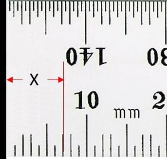 What is the distance of x.-example-1