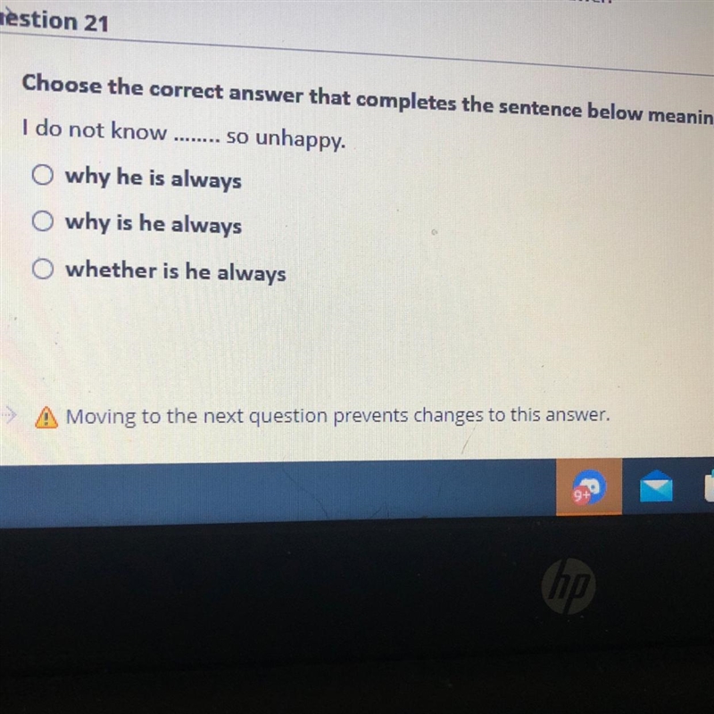 Choose the correct answer that completes the sentence below meaningfully. I do not-example-1