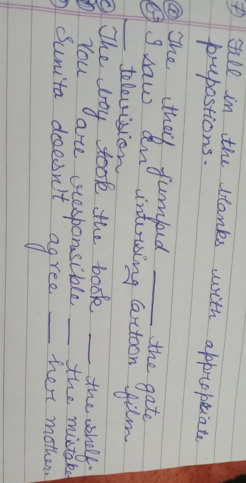 Fill in the blanks with the right form of the verb given in the bracket.​-example-1