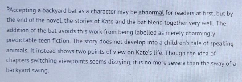 HELP ME OUT PLS!!!!! Based on paragraph 5 of the book review, from what point of view-example-1