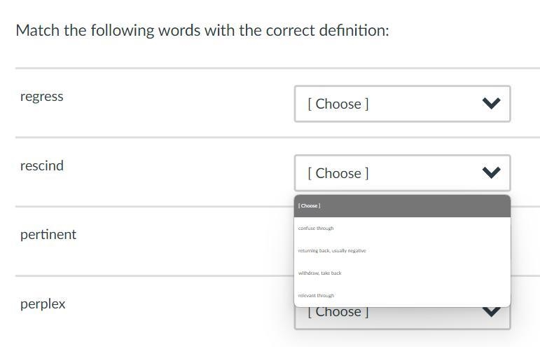 MATCH THE FOLLOWING WORDS WITH ITS DEFINITIONS-example-1