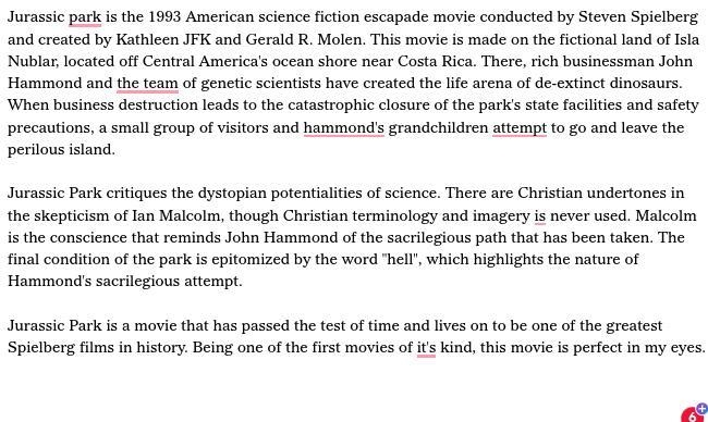 Can you create a movie review essay for me? not more than 250 words-example-1