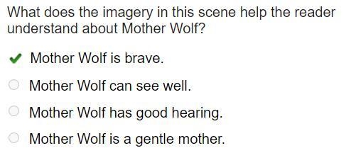 What does the imagery in this scene help the reader understand about Mother Wolf? Mother-example-1