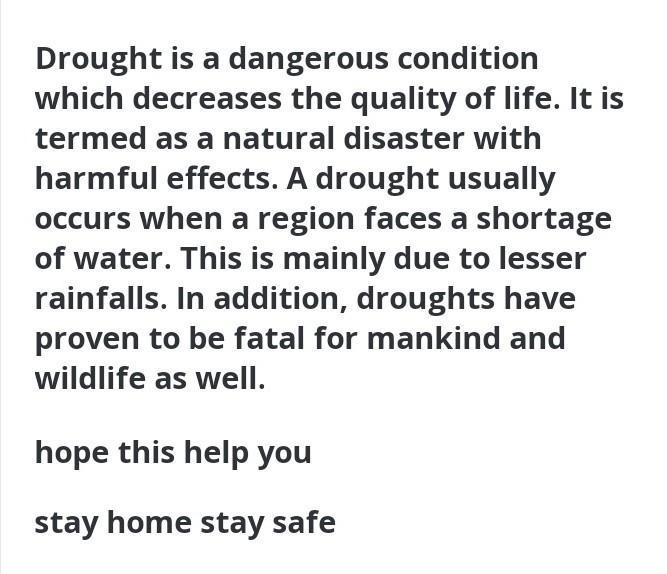 Drought paragraph by using active voice​-example-1