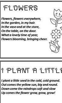 Make a poem about flowers. Rhyme pls. 3 sentences-example-1