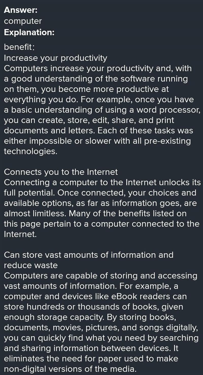 Can anyone write a Essay for me,base in this question? The technology you appreciate-example-1