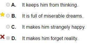 Why has the man’s sleep not comforted him?-example-1