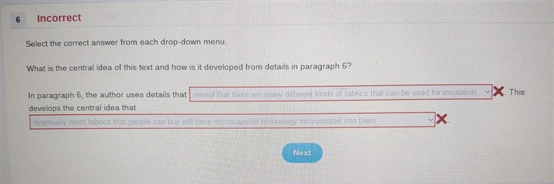 Select the correct answer from each drop-down menu. What is the central idea of this-example-1