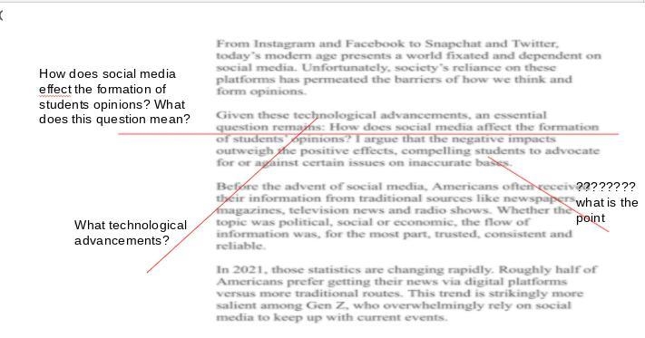 Can someone help me with my son hw ( they need to annotate an article) rhetoric Please-example-1