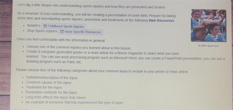 Can someone please write this essay for me I’ll give u brain list !! 205 common injuries-example-1