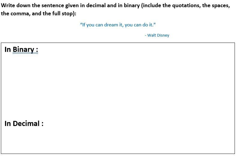 help Please I need thiss !! ONLY WRITE FOR “If you can dream it, you can do it.” NOT-example-1