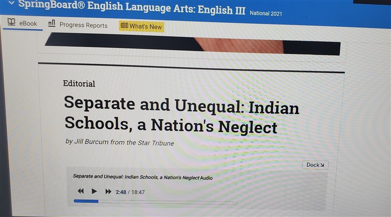 Help!! its due soon... read paragraphs 1-16 and summarize the conditions of BIE schools-example-1