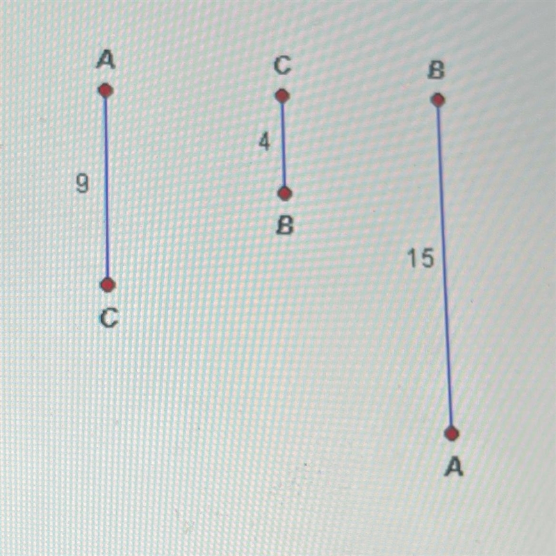 PLEASE HURRY! no links please! Can the segments form a triangle? Why or why not? A-example-1