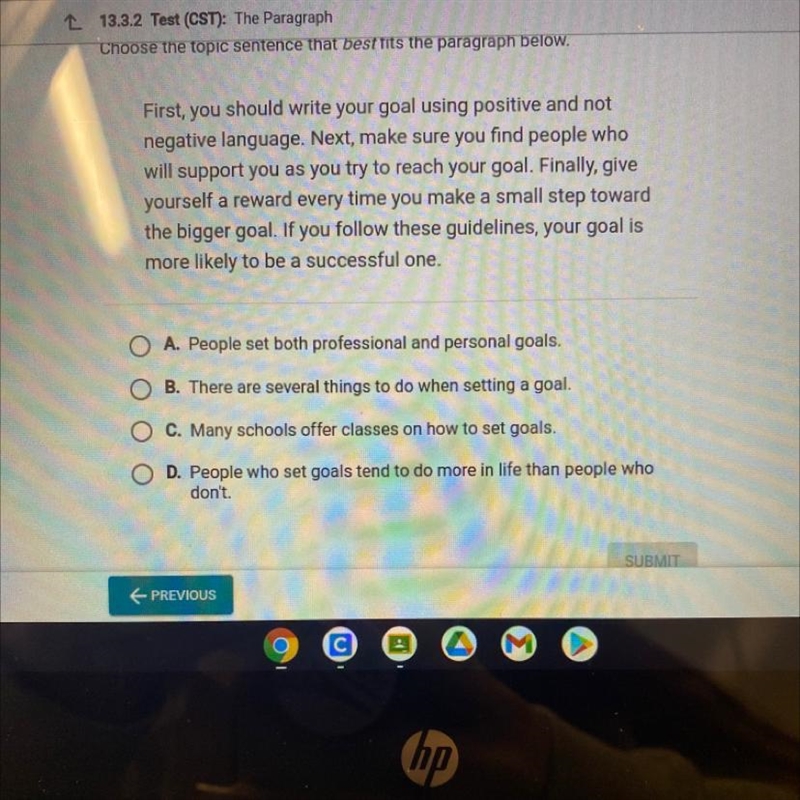 First, you should write your goal using positive and not negative language. Next, make-example-1