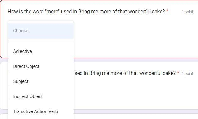 How is the word "more" used in Bring me more of that wonderful cake?-example-1