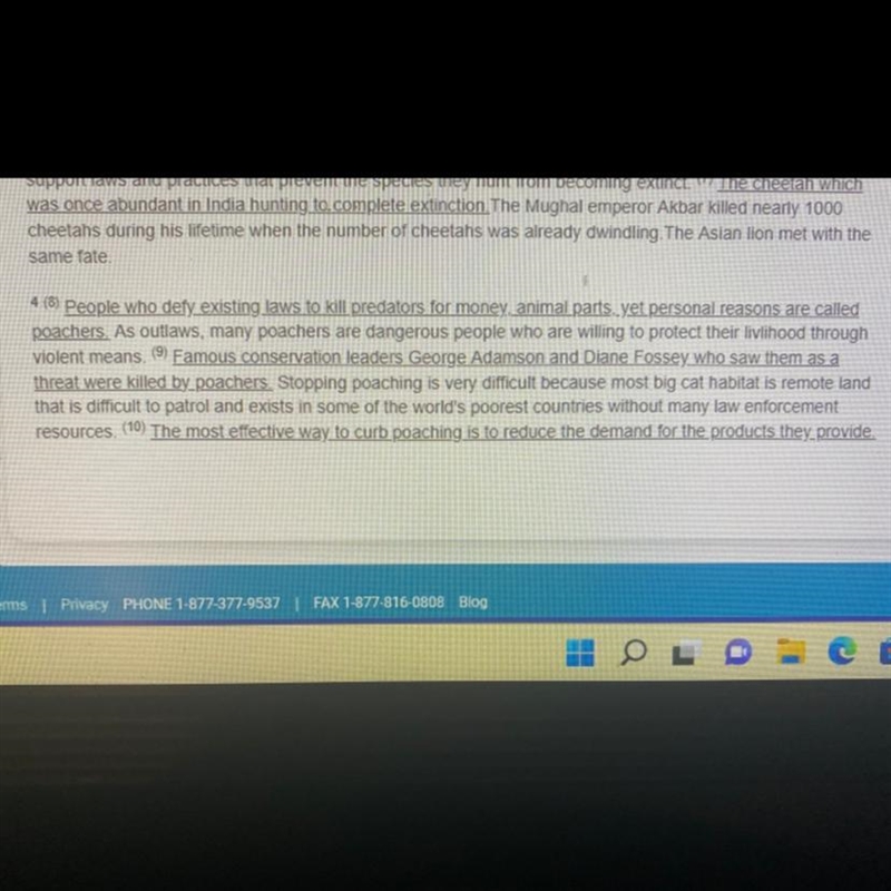 Look at the underlined section marked (10), There may be a mistake in the way the-example-1