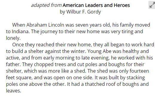 Which detail best completes the summary of this passage? Abraham Lincoln and his family-example-1