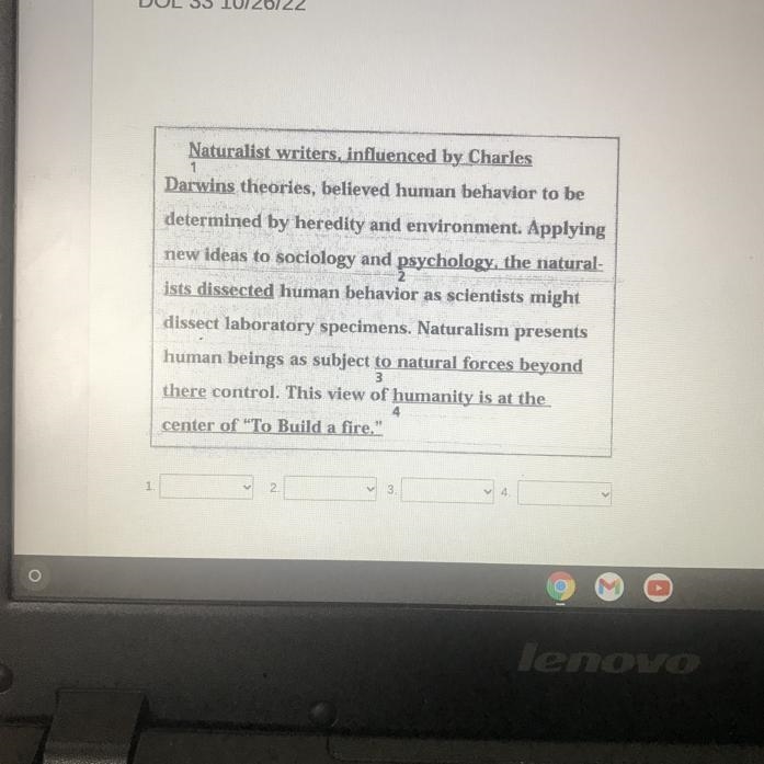 What are the errors in numbers 3 and 4 A.spelling B.capitalization C.punctuation D-example-1