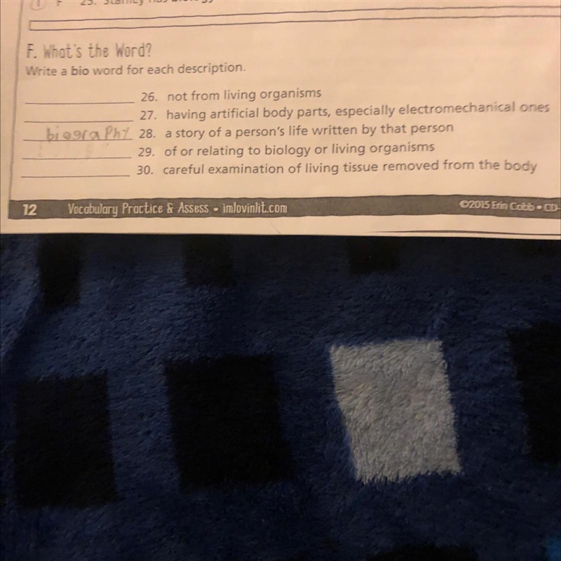 So I need help on the other four cause this I due tomorrow and I have no idea what-example-1