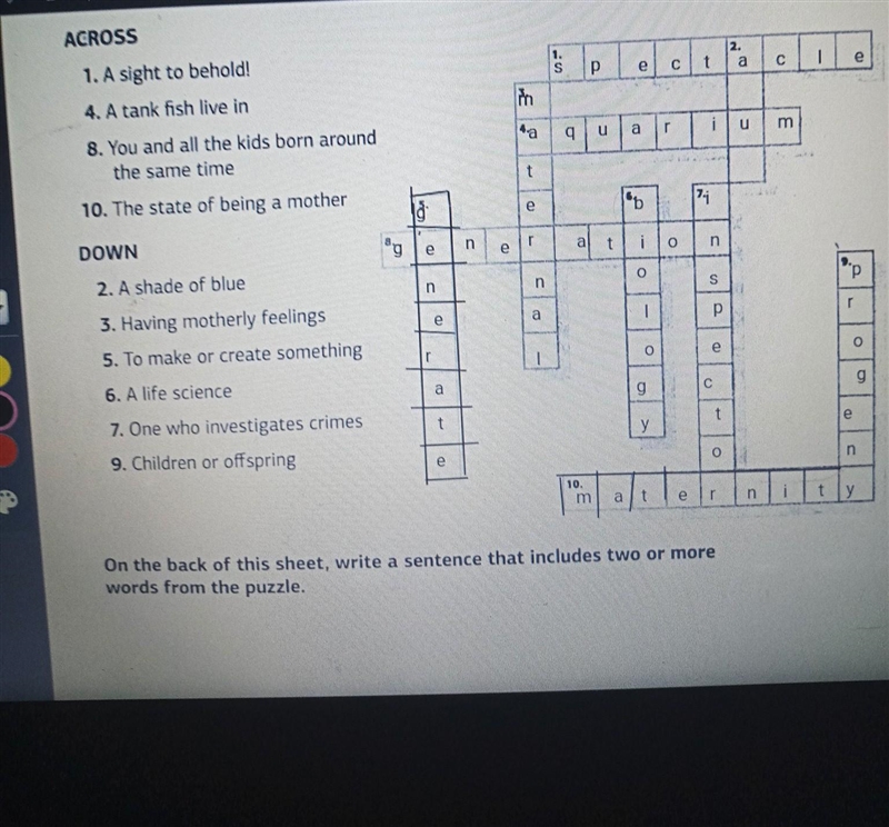 this might be easy for you so please help the cross word is done I just need help-example-1