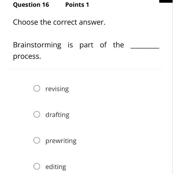 Brainstorming is part of the.. Somebody help me-example-1