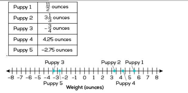 Hector helps out at an animal shelter. One of his jobs is to track the weights of-example-1